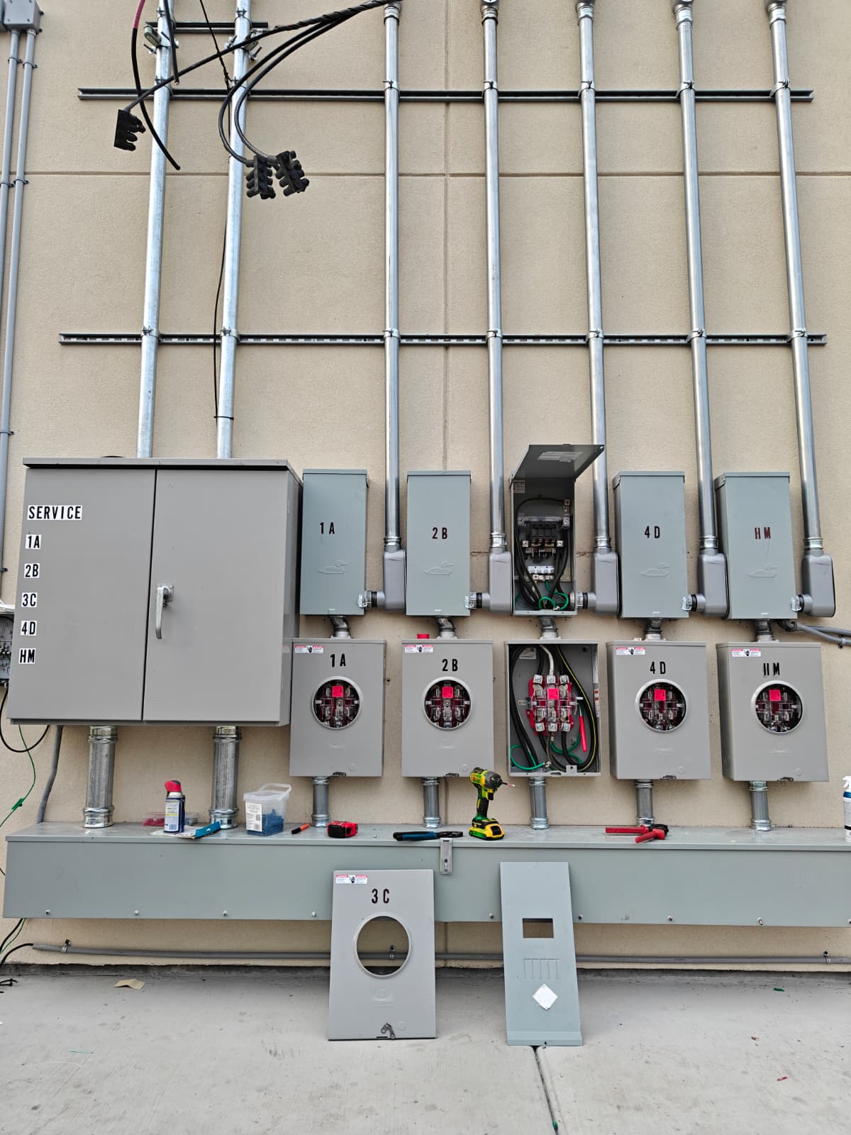 ROSENPER electrical service connection installation